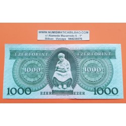 HUNGRIA 1000 FORINT 1996 BELA BARTOK y MUJER AMAMANTANDO Pick 176 BILLETE EBC Hungary PVP NUEVO 60€