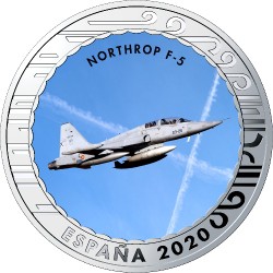 .1,50 EUROS 2020 NORTHROP F-5 AVION DE COMBATE HISTORIA DE LA AVIACION 1ª SERIE MONEDA DE NICKEL SC