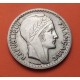 FRANCIA 10 FRANCOS 1947 BUSTO DE DAMA Ceca de TURIN KM.909 MONEDA DE NICKEL MEBC + France 10 Francs silver
