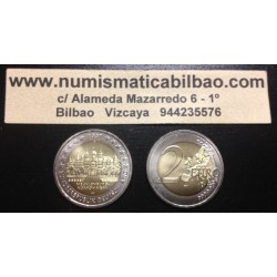 ALEMANIA 2 EUROS 2007 IGLESIA DE MECKLENBURG en WEST POMERANIA @LETRA AL AZA@ MONEDA BIMETALICA y CONMEMORATIVA SC