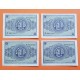 1 billete x ESPAÑA 1 PESETA 1938 FEBRERO 28 BURGOS AGUILA Color VERDE Serie D Pick 107 BILLETE EBC Spain banknote