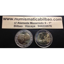 BELGICA 2 EUROS 2005 REYES TRATADO ECONOMICO CON LUXEMBURGO SC BIMETALICA @@RARA@@ MONEDA CONMEMORATIVA