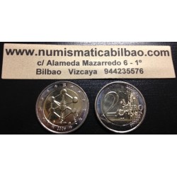 BELGICA 2 EUROS 2006 MONUMENTO ATOMIUM EN BRUSELAS SC MONEDA BIMETALICA y CONMEMORATIVA @RARA@