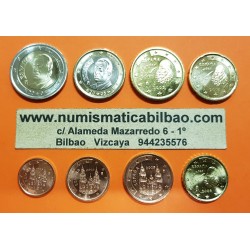 ESPAÑA MONEDAS EURO 2009 SIN CIRCULAR 1+2+5+10+20+50 Centimos 1 EURO + 2 EUROS 2009 REY JUAN CARLOS I Spain Espagne euro coins