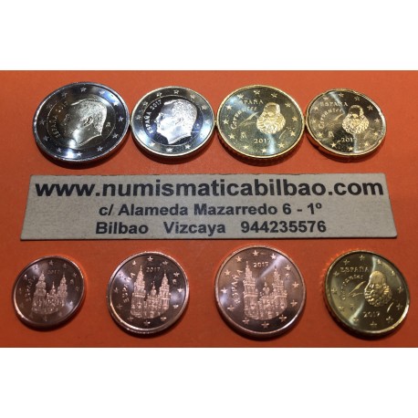 ESPAÑA MONEDAS EURO 2016 SIN CIRCULAR 1+2+5+10+20+50 Centimos 1 EURO + 2 EUROS 2016 REY FELIPE VI