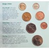 IRLANDA CARTERA OFICIAL 1996 SC 1+2+5+10+20+50 PENIQUES + 1 LIBRA 1996 CENTRAL BAK OF IRELAND SET BU