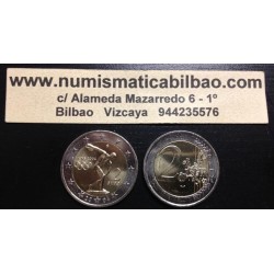GRECIA 2 EUROS 2004 OLIMPIDA DE ATENAS DISCOBOLO DE MYRON SC BIMETALICA MONEDA CONMEMORATIVA Greece