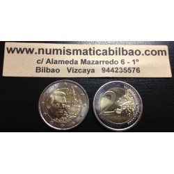 LUXEMBURGO 2 EUROS 2008 DUQUE HENRI y CASTILLO DE BERG MONEDA BIMETALICA SC CONMEMORATIVA
