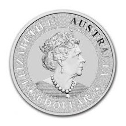 @1 ONZA 2021@ AUSTRALIA 1 DOLAR 2021 WILDLIFE CANGURO MONEDA DE PLATA SC Australian Kangaroo OZ OUNCE
