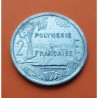 POLINESIA FRANCESA 1 FRANCO 1965 PAISAJE y DAMA KM.4 MONEDA DE ALUMINIO SC- Polynesie Francaise 1 Franc