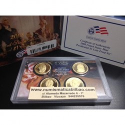 .ESTADOS UNIDOS PRESIDENTES 2008 MINT PRESIDENTIAL PROOF SET 1$