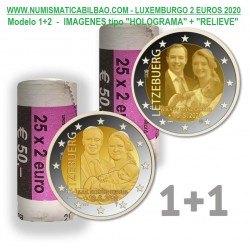 . 2 EUROS 2015 LUXEMBURGO ASCENSION AL TRONO SC MONEDA COIN