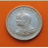 BRASIL 200 REIS 1898 DESCUBRIMIENTO DE LAS INDIAS REY CARLOS I y AMELIA KM.537 MONEDA DE PLATA EBC- Portugal