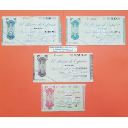 EUSKADI BILBAO 5+25+50+100 PESETAS 1936 EUZKADI MBC (6)