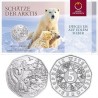 .AUSTRIA 5 EUROS 2014 AVENTURA ARTICA OSO POLAR y OSEZNO MONEDA DE PLATA SC @COINCARD - TIRADA LIMITADA@