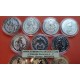 . 10 monedas x INGLATERRA 5 LIBRAS 2016+2017+2018+2019+2020+2021 QUEEN'S BEASTS PLATA LEON GRIFFIN DRAGON UNICORNIO 2 ONZAS OZ