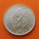 NORUEGA 10 KRONER 1964 PALACIO DEL REY HAAKON VII KM.413 MONEDA DE PLATA SC- Norway silver coin