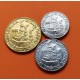 3 monedas x SAN MARINO 20+50+100 LIRAS 1991 ALBERONI GARIBALDI NAPOLEON KM.265 a 267 ACERO y LATON