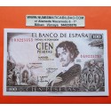 ESPAÑA 100 PESETAS 1965 GUSTAVO ADOLFO BECQUER Serie 1R Pick 150 BILLETE SC Spain banknote