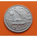 FRANCIA TOULOUSE 25 CENTIMOS 1933 FICHA COMITE REGIONAL DU SUD OUEST y BARCO MONEDA DE ALUMINIO @ESCASA@ WWI TOKEN JETON R/2