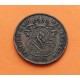 BELGICA 2 CENTIMOS 1905 DES BELGES LEON EPOCA DEL REY LEOPOLDO II KM.35.1 MONEDA DE COBRE MBC Belgium 2 Cents