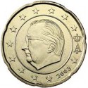 BELGICA 20 CENTIMOS 2003 REY ALBERTO II MONEDA DE LATON SC Belgium 20 Cent euro coin
