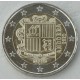 ANDORRA 2 EUROS 2020 ESCUDO NACIONAL MONEDA BIMETALICA @NO CONMEMORATIVA@ SC TIPO NORMAL LA DE CIRCULACION