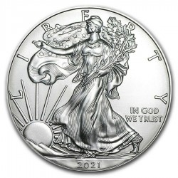 ESTADOS UNIDOS 1 DOLAR 2010 EAGLE LIBERTY PLATA SIN CIRCULAR Oz