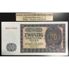 ALEMANIA DEMOCRATICA 20 MARCOS 1955 VALOR y ESCUDO DE LA RDA Pick 19 BILLETE SC East Germany 5 Marks DDR