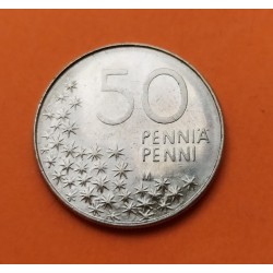 FINLANDIA 500 MARKKAA 1951 HELSINKI PLATA RARE SILVER KM.35
