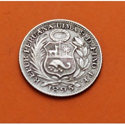 . 1 SOL 1934 PERU Ceca de Lima DAMA SENTADA PLATA BAJA MBC+