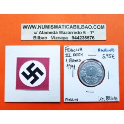 FRANCIA 1 FRANCO 1944 C BAZOR KM*902.3 III REICH NAZI WWII