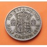 INGLATERRA 1/2 CORONA 1948 REY JORGE VI KM.879 MONEDA DE NIKEL MBC Great Britain UK Half Crown coin