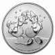 . 1 aaacoin NIUE 2 DOLARES 2021 Serie DISNEY EL PATO DONALD & DAISY MONEDA DE PLATA silver OZ OUNCE ONZA