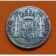 ESPAÑA Reina ISABEL II 50 CENTAVOS DE PESO 1868 Ceca de MANILA KM.147 ISLAS FILIPINAS MONEDA DE PLATA MBC @ESCASA@ R/1