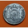 ESPAÑA Reina ISABEL II 50 CENTAVOS DE PESO 1868 Ceca de MANILA KM.147 ISLAS FILIPINAS MONEDA DE PLATA MBC @ESCASA@ R/1