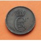 DINAMARCA 1 ORE 1899 VBY SIGLAS DE L REY CRISTIAN IX KM.792.2 MONEDA DE BRONCE MBC Denmark coin