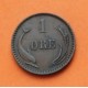 DINAMARCA 1 ORE 1899 VBY SIGLAS DE L REY CRISTIAN IX KM.792.2 MONEDA DE BRONCE MBC Denmark coin