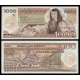 MEXICO 1000 PESOS 1985 JUANA ASBAJE e IGLESIA PLAZA DE S DOMINGO SERIE WW PICk 85 BILLETE SC Mejico UNC BANKNOTE