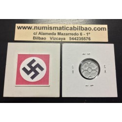 HOLANDA 1 CENTIMO 1943 VALOR KM.170 MONEDA DE ZINC OCUPACION NAZI III REICH WWII The Netherlands