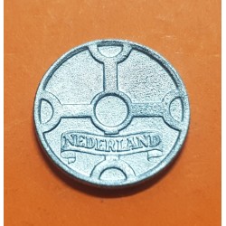 HOLANDA 1 CENTIMO 1943 VALOR KM.170 MONEDA DE ZINC OCUPACION NAZI III REICH WWII The Netherlands
