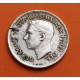 AUSTRALIA 6 PENIQUES 1951 REY JORGE VI Y VALOR KM.38 MONEDA DE PLATA MBC 6 Pence silver WWII