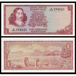 SUDAFRICA 1 RAND 1973 OVEJAS y J.VAN RIEBEECK Pick 116 BILLETE SC South Africa UNC BANKNOTE