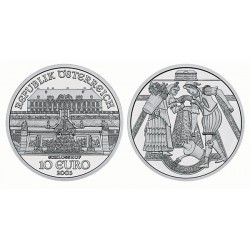 AUSTRIA 10 EUROS 2003 SCHLOSS HOF PLATA SC SILVER UNC
