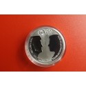 @PROOF - 1ª EMISION EURO@ HOLANDA 10 EUROS 2002 BODA REAL MONEDA DE PLATA PROOF The Netherlands silver coin