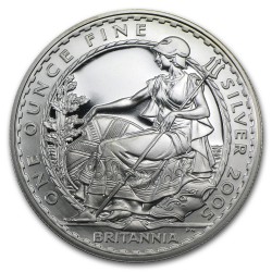 INGLATERRA 2 LIBRAS 2002 BRITANNIA PLATA SC SILVER £2 POUNDS