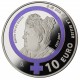 . @COLORES@ ESPAÑA 10 EUROS 2021 EMILIA PARDO BAZAN 8 de MARZO DIA DE LA MUJER MONEDA DE PLATA PROOF ESTUCHE FNMT