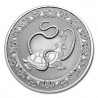 .@1 ONZA 2021@ NIUE 2 DOLARES 2021 Serie Animales Celestiales BLACK TURTLE 5ª MONEDA DE PLATA SC CAPSULA silver OZ Tortuga Negra
