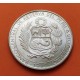 PERU 200 SOLES DE ORO 1975 HEROES DE LA AVIACION CHAVEZ y QUIÑONES KM.235 MONEDA DE PLATA SC- silver coin