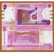 SUDAN 5 LIBRAS 2006 PRESA HIDROELECTRICA Pick 66 BILLETE SC 5 Pounds UNC BANKNOTE